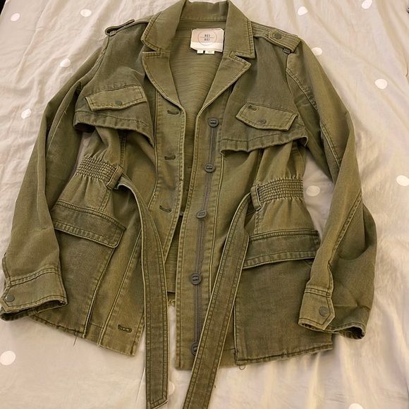 Anthropologie cargo jacket with raffle back - Picture 1 of 9